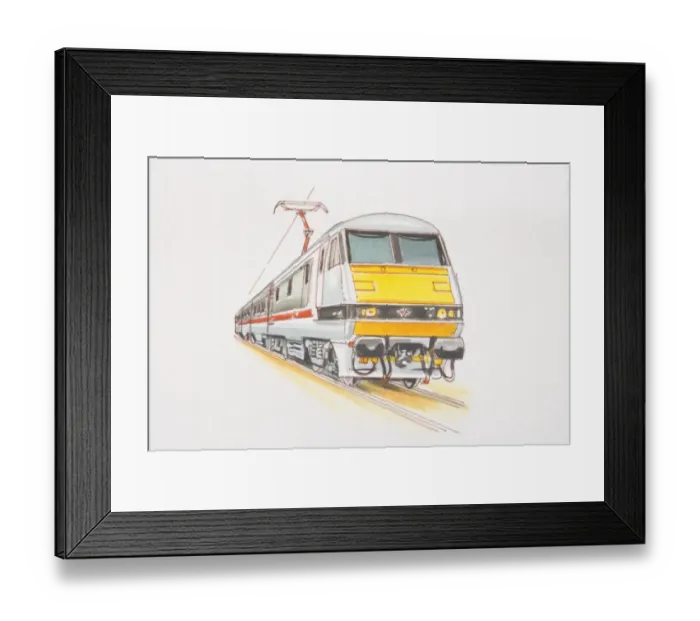 Framed Print : Electric train Framed Print : Electric train