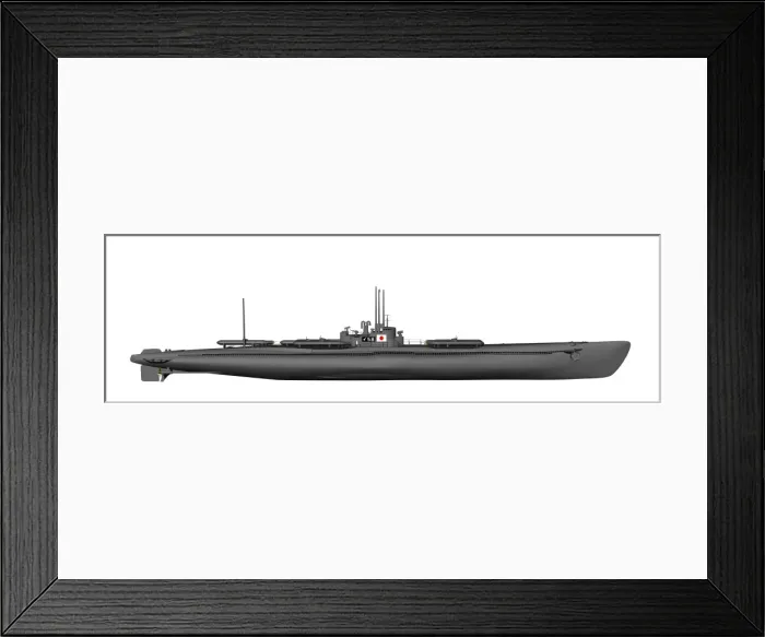Framed Print : Long dark grey submarine Framed Print : Long dark grey submarine