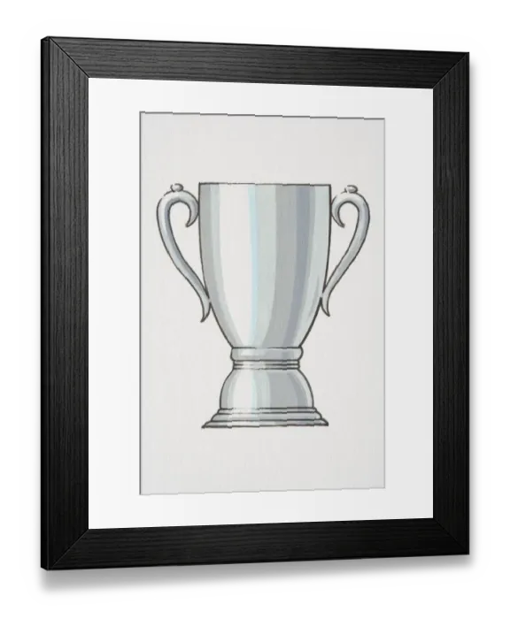 Framed Print : Silver trophy cup Framed Print : Silver trophy cup
