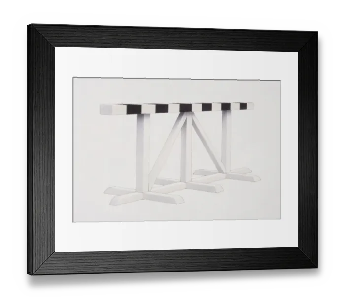 Framed Print : Steeplechase hurdle Framed Print : Steeplechase hurdle