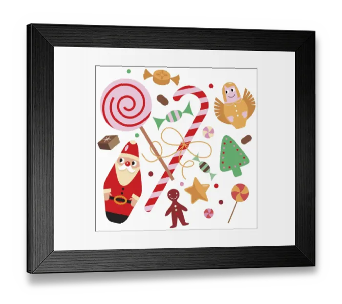 Framed Print : Selection of Christmas sweets Framed Print : Selection of Christmas sweets