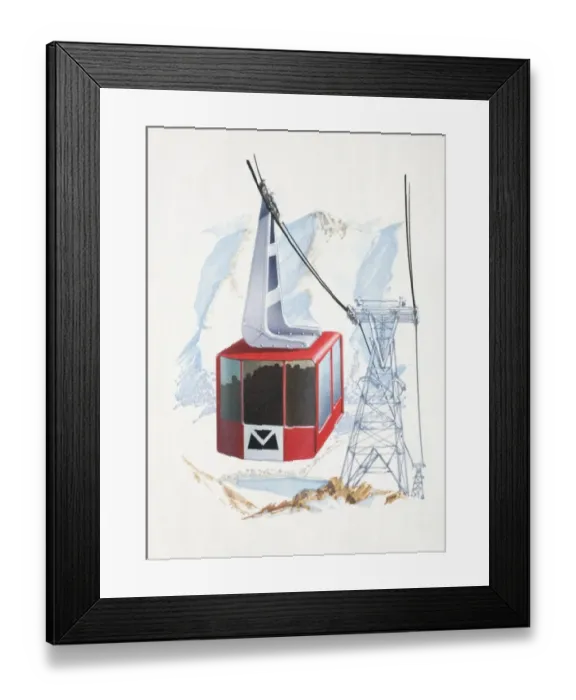 Framed Print : Cable car Framed Print : Cable car