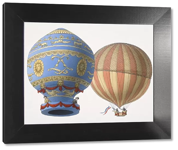 1783 Montgolfier gas balloon, front view