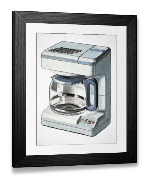 Framed Print : Filter coffee machine Framed Print : Filter coffee machine