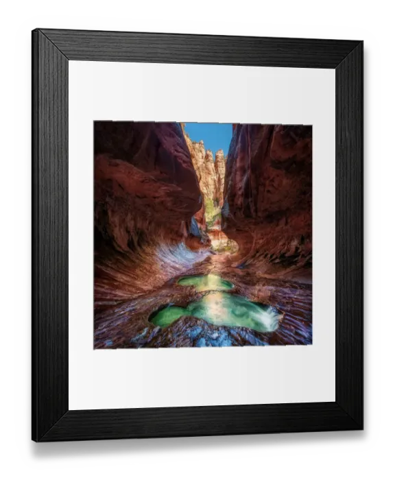 Framed Print : Canyon of the Gods, Subway, Zion National Park, UT