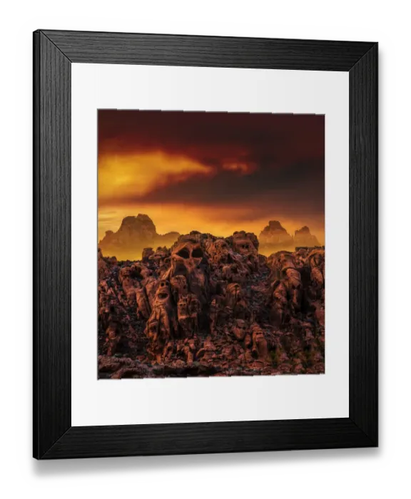 Framed Print : Valley of Fire Hillside Ghosts Framed Print : Valley of Fire Hillside Ghosts