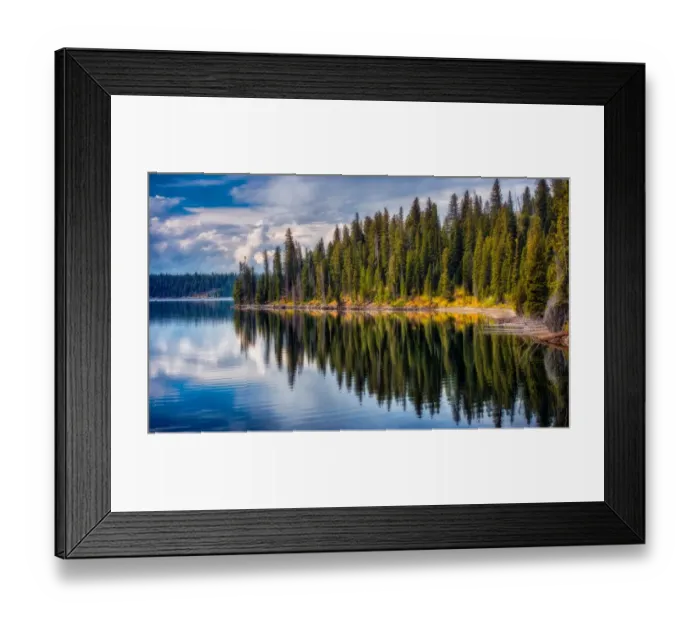 Framed Print : Jenny Lake reflections, Grand Teton National Park Framed Print : Jenny Lake reflections, Grand Teton National Park