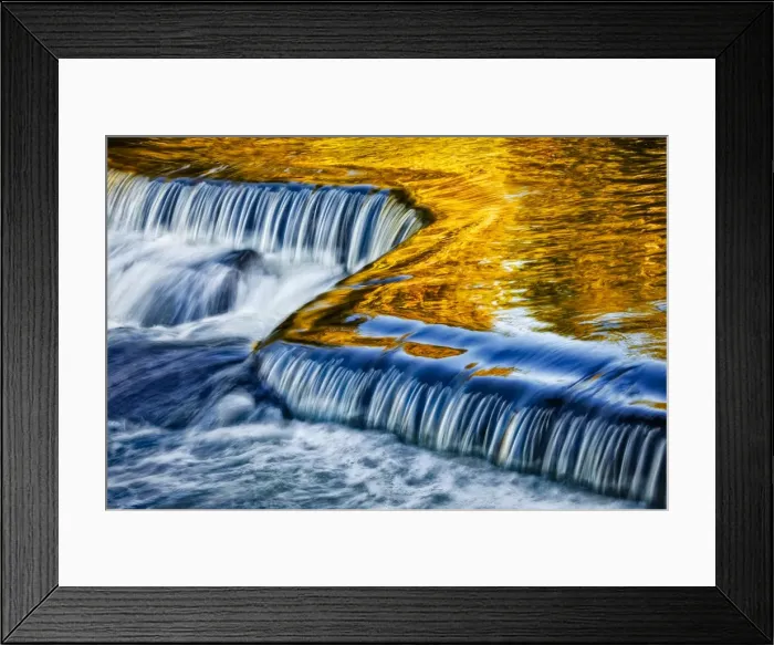 Framed Print : Sunset on the Ontonagon River Falls #1 Framed Print : Sunset on the Ontonagon River Falls #1