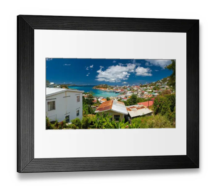 Framed Print : St. Georges, Grenada, Caribbean, West Indies