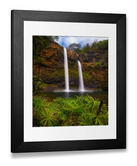 Framed Print : Wailua Falls Kauai Hawaii Wonderlust2015 Framed Print : Wailua Falls Kauai Hawaii Wonderlust2015