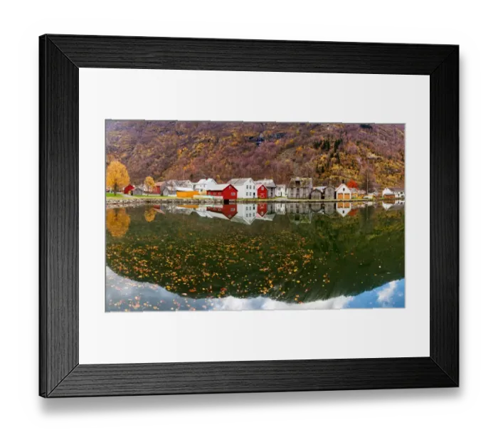 Framed Print : Quaint Reflections Framed Print : Quaint Reflections