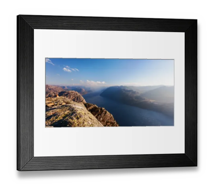 Framed Print : Norwegian Fjordlands
