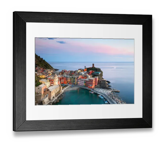 Framed Print : Vernazza Pastels Framed Print : Vernazza Pastels