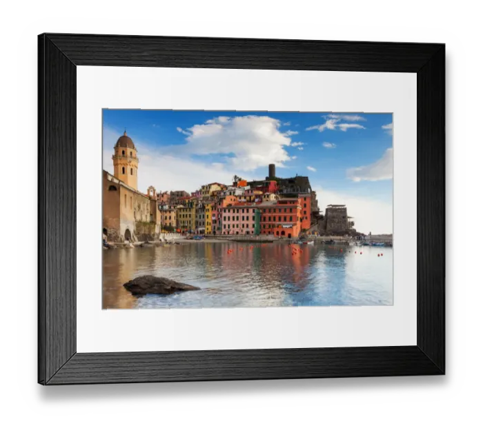 Framed Print : Vernazza Pastels Framed Print : Vernazza Pastels