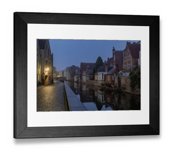 Framed Print : Atmospheric Bruges Framed Print : Atmospheric Bruges