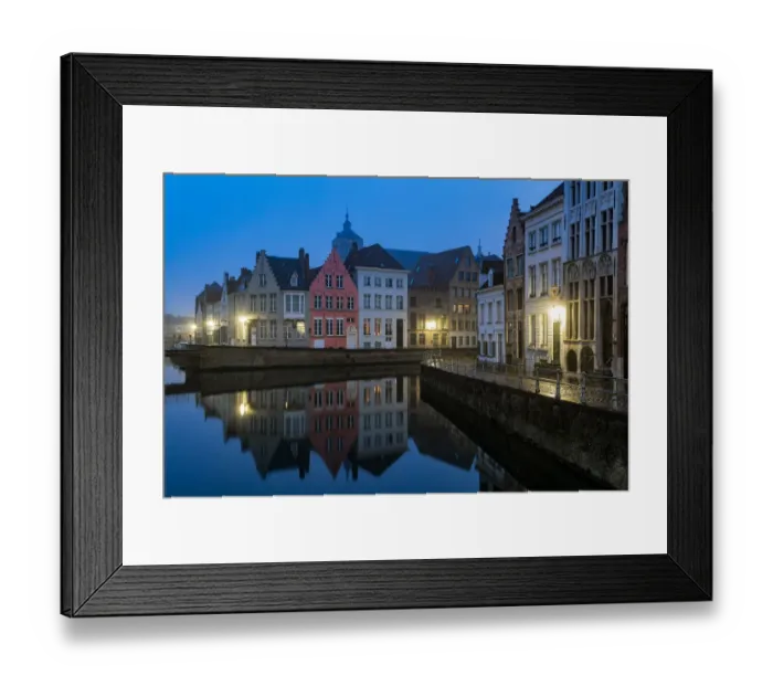Framed Print : Atmospheric Bruges
