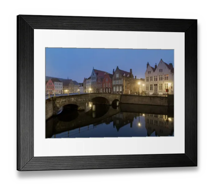 Framed Print : Atmospheric Bruges Framed Print : Atmospheric Bruges