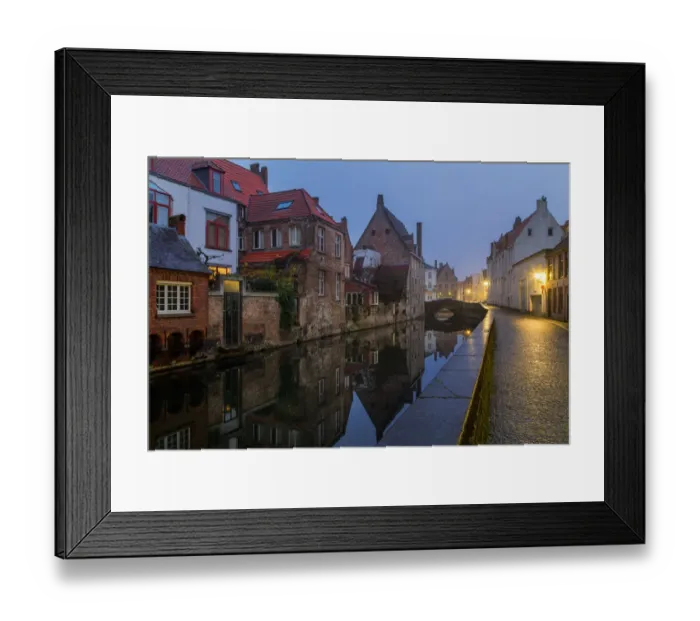 Framed Print : Atmospheric Bruges Framed Print : Atmospheric Bruges