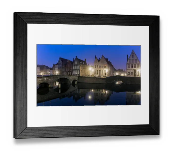 Framed Print : Atmospheric Bruges Framed Print : Atmospheric Bruges