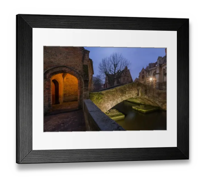 Framed Print : Bonifacius Bridge Framed Print : Bonifacius Bridge
