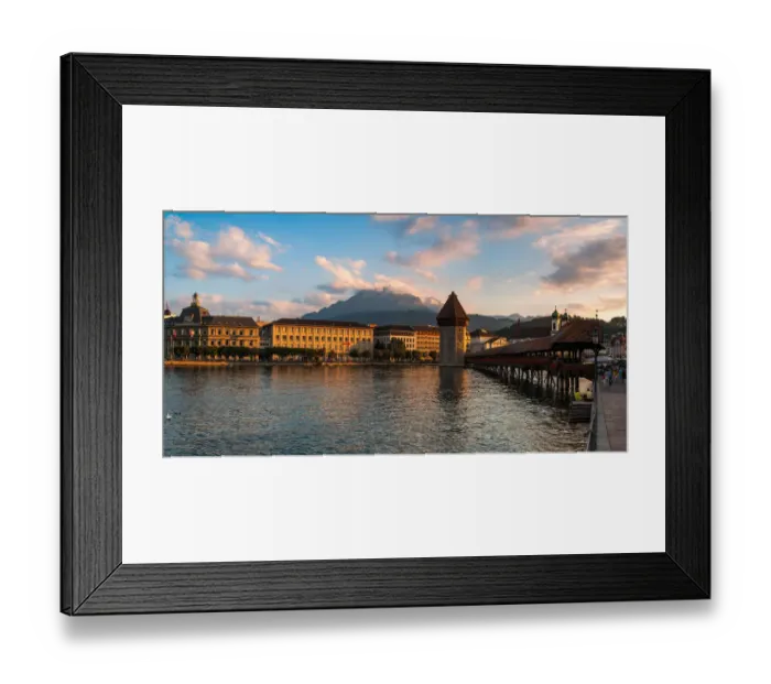 Framed Print : Chapel Bridge Framed Print : Chapel Bridge