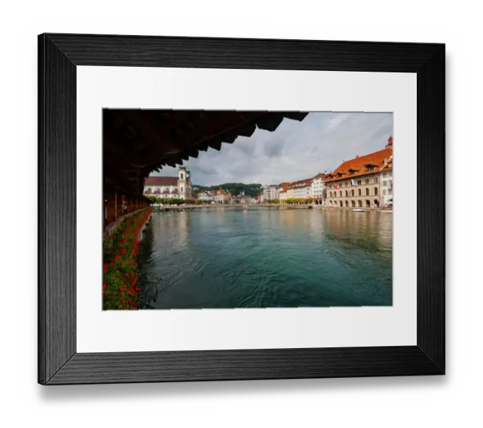 Framed Print : Chapel Bridge Framed Print : Chapel Bridge