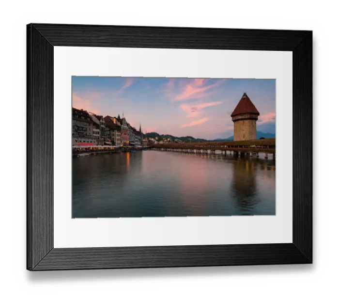 Framed Print : Chapel Bridge Framed Print : Chapel Bridge