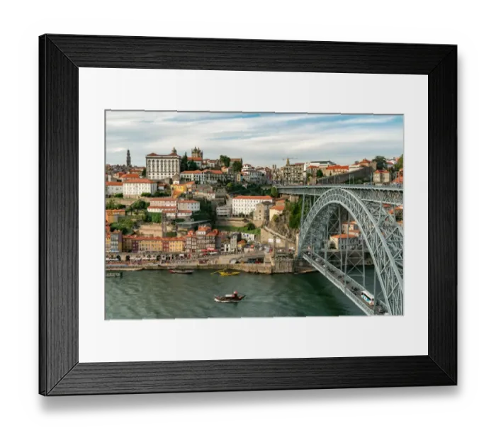 Framed Print : Iconic Porto Bridge