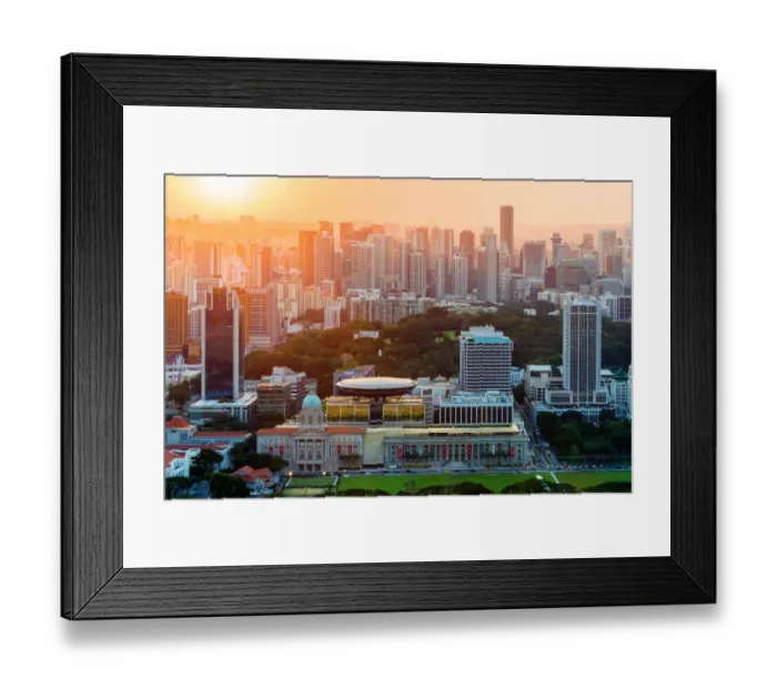 Framed Print : Singapore Towers Framed Print : Singapore Towers