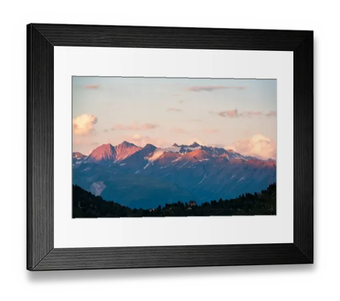 Framed Print : Belalp Views