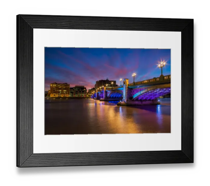 Framed Print : Colourful Bridge Framed Print : Colourful Bridge