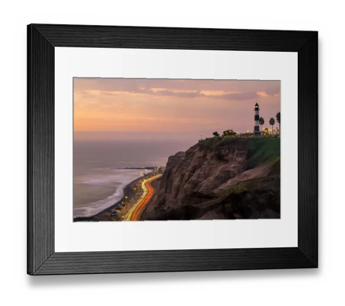 Framed Print : El Faro de la Marina Framed Print : El Faro de la Marina