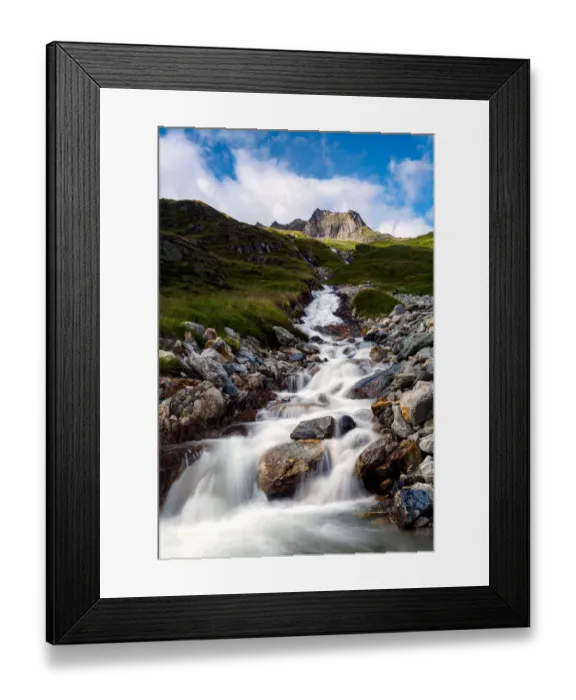 Framed Print : Mountain Stream Framed Print : Mountain Stream