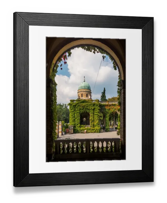 Framed Print : Mirogoj Frame Framed Print : Mirogoj Frame