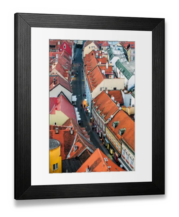 Framed Print : Zagreb Charm Framed Print : Zagreb Charm