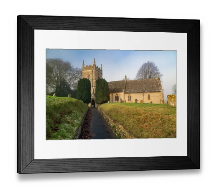 Framed Print : Upper Slaughter