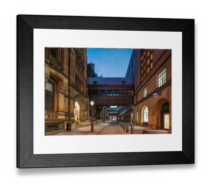 Framed Print : City Hall Passage