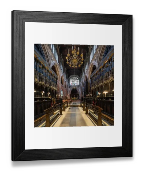 Framed Print : Cathedral Interior Framed Print : Cathedral Interior