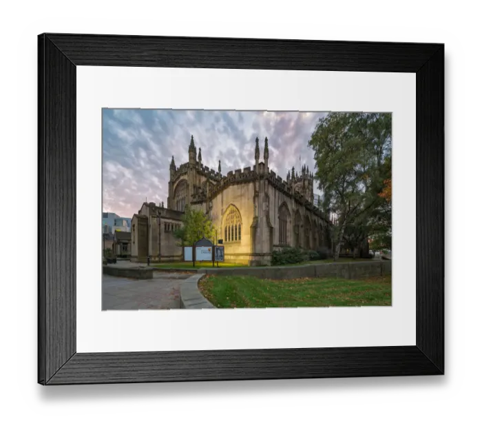 Framed Print : Manchester Cathedral