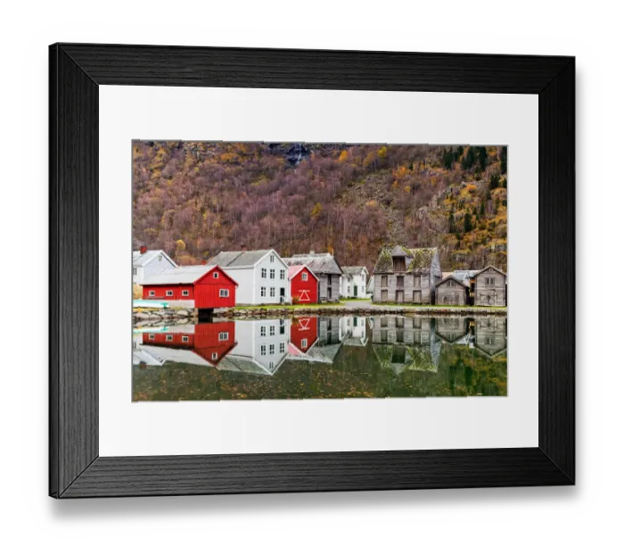 Framed Print : Quaint Reflections Framed Print : Quaint Reflections