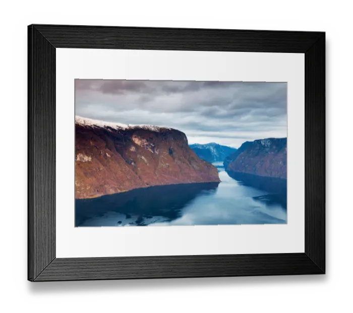Framed Print : Norwegian Fjordlands Framed Print : Norwegian Fjordlands