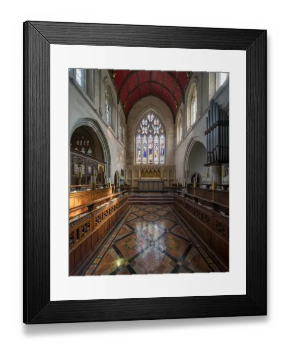 Framed Print : Gothic Interior Framed Print : Gothic Interior