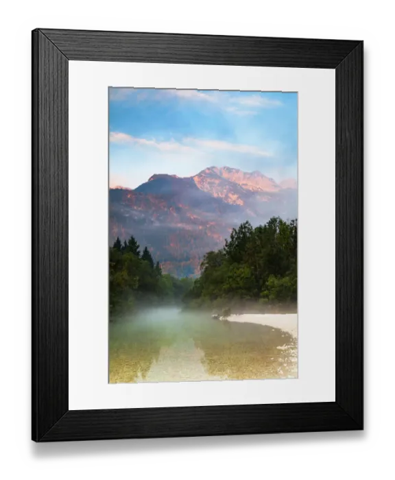 Framed Print : Atmospheric Lake Bohinj Framed Print : Atmospheric Lake Bohinj