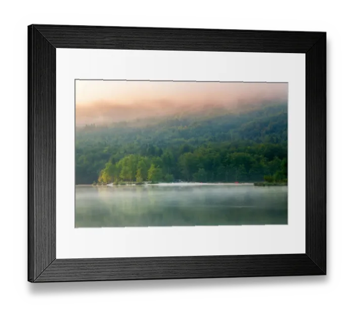 Framed Print : Atmospheric Lake Bohinj Framed Print : Atmospheric Lake Bohinj