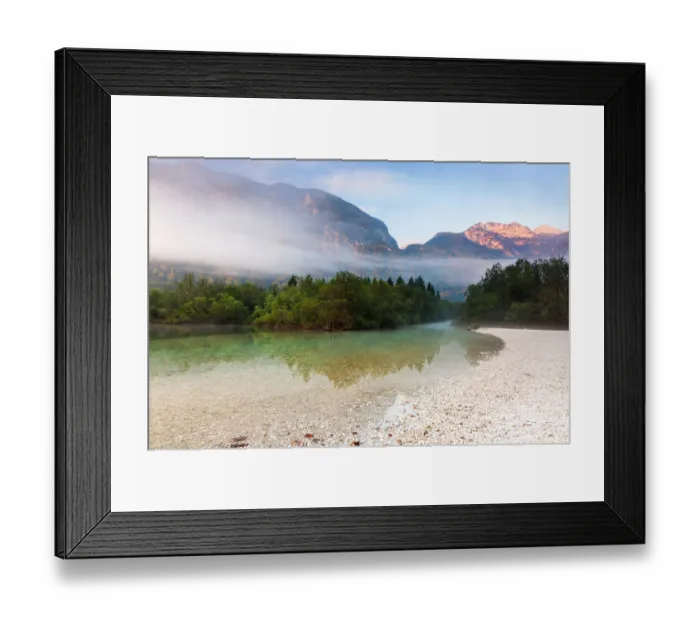 Framed Print : Atmospheric Lake Bohinj