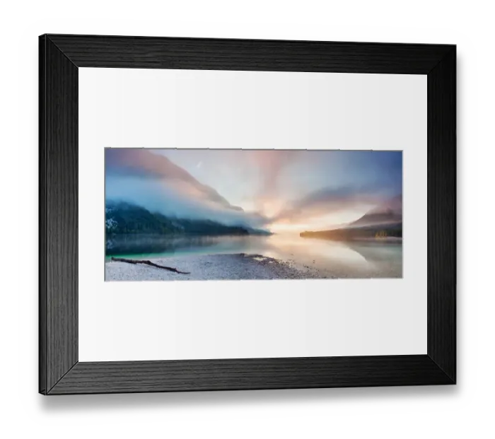 Framed Print : Atmospheric Lake Bohinj Framed Print : Atmospheric Lake Bohinj