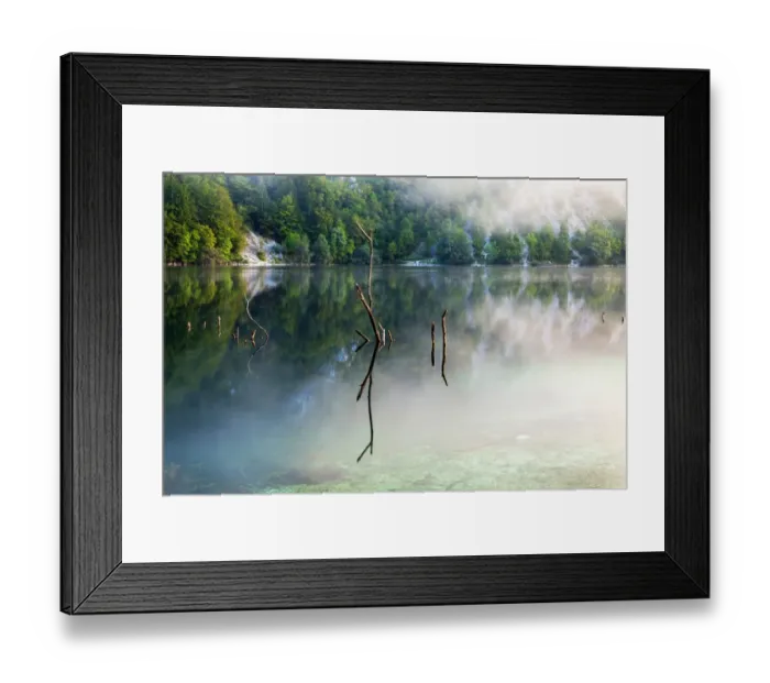 Framed Print : Atmospheric Lake Bohinj Framed Print : Atmospheric Lake Bohinj