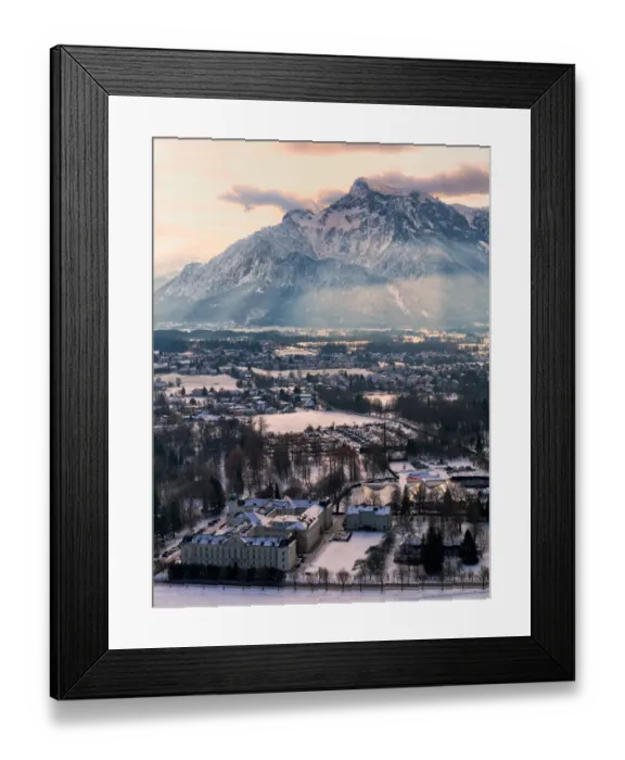 Framed Print : Salzberg - Winter Wonderland Framed Print : Salzberg - Winter Wonderland