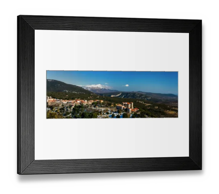 Framed Print : French Alps - A Mons Winter Framed Print : French Alps - A Mons Winter