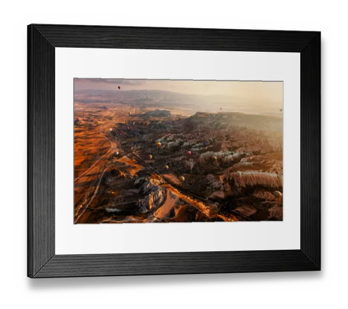 Framed Print : Cappadocia - Scarred Earth Framed Print : Cappadocia - Scarred Earth